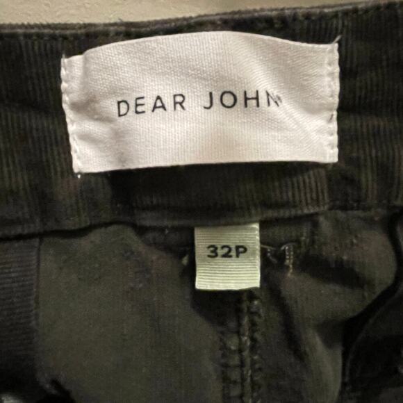 Dear John Audrey Wide Leg Corduroy Pants | Forest Pine, Olive, 32P, NWT - Picture 7 of 10